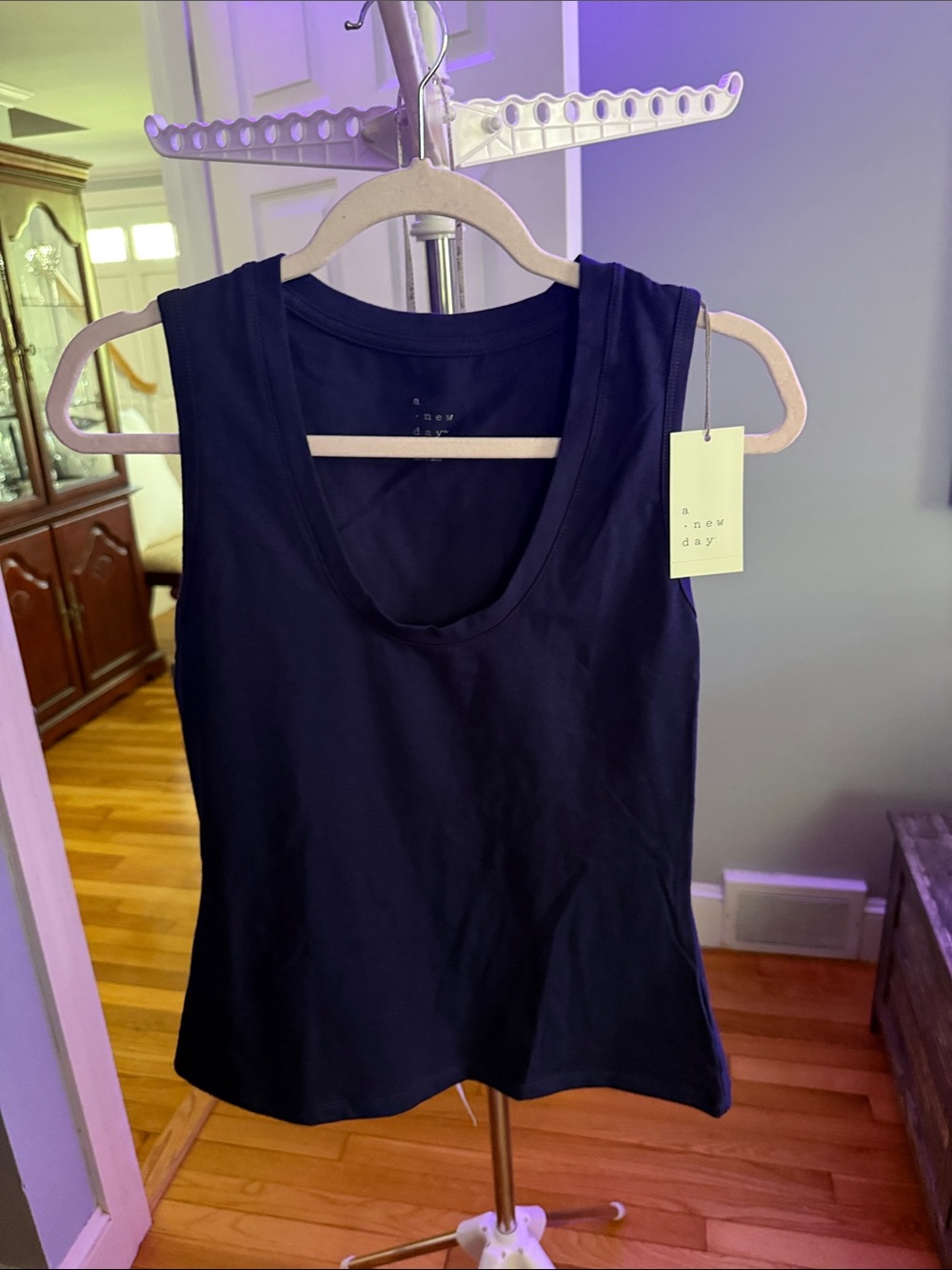 a new day Navy Scoop Neck Tank Top